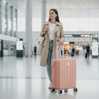 Lightweight Hardshell Carry-On Luggage with Spinner Wheels and TSA Lock, Multiple Sizes