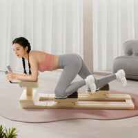 Multifunction Crawler Exercise Machine with Phone Holder Cushioned Crawling Exercise Machine Compact Abdominal Slider Space-Saving for Apartment