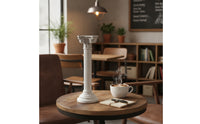 Roman Column Candlestick Antique-Style Roman Column Candle Holder Fluted Pedestal Candle Holder for Photographers, Entry Consoles