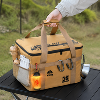 Sturdy 30L MOLLE Bag, Waterproof Outdoor Equipment Bag with Internal Dividers, Tactical Camping Cookware Bag, Water-Repellent