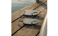 2 Pieces Hook Shaped Paddle Board Clip Extended Stand up Paddle Clip Plastic Boat Hardware White