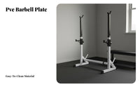 Heavy Duty Construction Squat and Bench Press Rack Non-Slip Rubber Feet Adjustable Squat Rack Long-Lasting PU Leather Adjustable Weightlifting Bench for Weightlifters, Bodybuilders