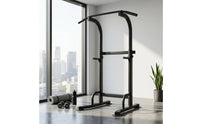 Pull-up Bar Stand Height-Adjustable Pull-up Bar with Base Freestanding Overhead Grip Exercise Station for Home Gym, Garage