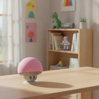 Mini Fungus Speaker Compact Speaker with Phone Stand Electronics Wireless Easy to Use for Students, Desk, Bedside Table