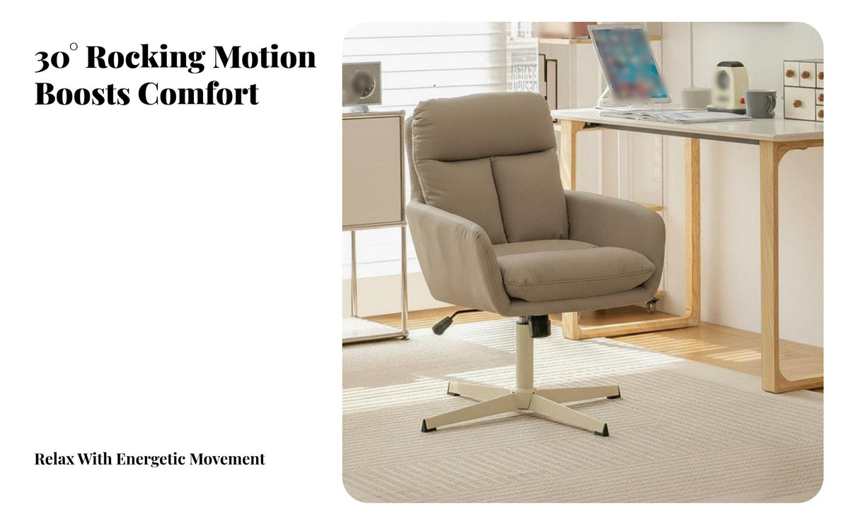 360-Degree rotate Height-Adjustable wheeled Chair Space-Saving Design Office Seating Ergonomic supportrest Desk Seat effortless Rolling Casters for Students, Home Workers, Teens, Bedroom, Small Apartments, Study Room, Vanity Area