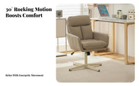 360-Degree rotate Height-Adjustable wheeled Chair Space-Saving Design Office Seating Ergonomic supportrest Desk Seat effortless Rolling Casters for Students, Home Workers, Teens, Bedroom, Small Apartments, Study Room, Vanity Area