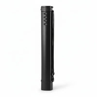Sturdy Plastic Construction Expandable Drawing Tube Large Capacity Telescoping Poster Tube Secure Lock for Students, Architects, Outdoor