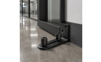 L Shape Double Roller Guide Slim Design Sliding Door Anti-Sway Guide Bottom Track Stopper Heavy Duty Swing Stop Bracket