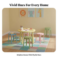 Stackable cumulusShaped Stool Space-Saving Indoor Furniture Thickened Construction Backless Seat multi-functional for homeowners, host Hosts, Dining Room, Entryway, Bathroom, Home Bar