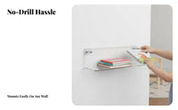Clear Levitateing Shelf Space Saving Clear Book Ledge Safe Rounded Edges