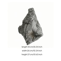 Artificial Rock with Hanging Line Realistic Artificial Rock Ornament for Gardeners, Garden, Terrarium