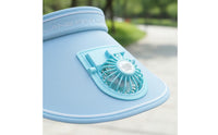 Protection Ventilated-Top Sun Hat Breathable Ventilated-Top Fan Visor Lightweight for Women, Outdoor Activities, Travel, Sports