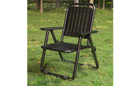 Armrests Camping Folding Chair Lightweight Folding Armchair Water-Resistant Outdoor Seating for Balcony