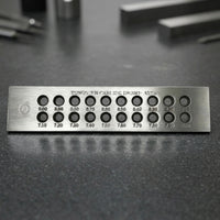 Precision Tungsten Carbide Draw Plate Long-Lasting Jewelry Drawplate Rectangular Tool Heavy Duty for Jewelers
