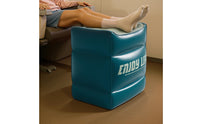 Padded Inflatable Footstool Portable Inflatable Footrest Lightweight Adjustable Travel Footrest for Car