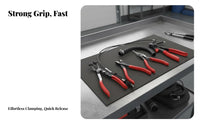 4 Pieces Car Water Pipe Clamp Kit Locking Mechanism Hose Clamp Plier Set