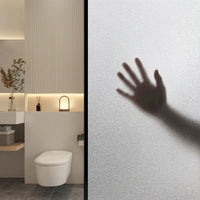 Window Film Privacy for Home Office, Thickened Frosted Window Film with PVC Material, Opaque Window Frosting Film, 120cm Wide Light-Transmitting