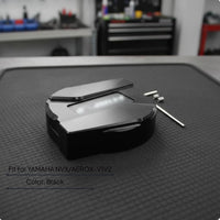 Anodized Finish CNC Fuel Reservoir Lid Multiple Colors Available Aluminum Gas Cap Trim Easy Installation Motorcycle Fuel Filler Cover