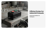 Self-Resetting Start Stop Control Box NO/NC Contacts Start Stop Push Button Station Retardant Housing for Electricians, Factories