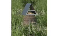 Bird Feeder House with Pole Decorative Standing Bird Feeder Outdoor for Avian Creatures Birds