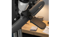 Foldable Bike Rear Pedal Featuring a U-Slot Slot Long-Lasting Rear Foot Pedal Safe Footrest Space-Saving for Passengers