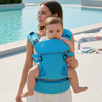 Adjustable Baby Swimming Shoulder Carrier Padded Water Baby Carrier Lightweight Front-Carry Harness Portable for Parents