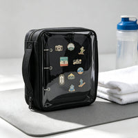 Zippered Enamel Pin Binder Portable Pin Display Book Long-Lasting Convenient for Conventions