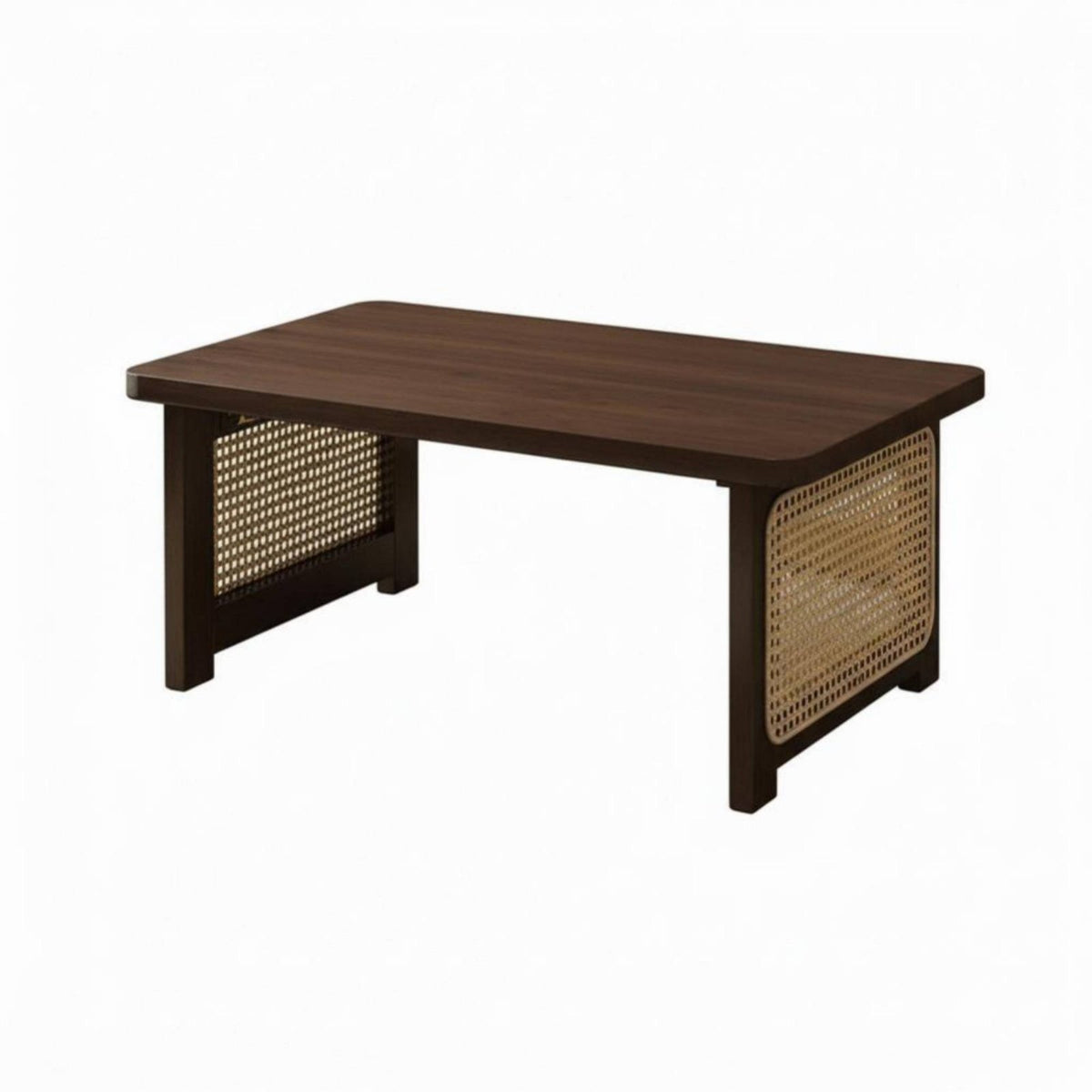 Foldable Design Folding Tatami Table Space-Saving Japanese Design Folding Table Portable Floor Desk Long-Lasting for Small Apartment Residents, Tea Enthusiasts, Bay Window, Balcony, Living Room, Home Office