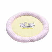 Soft Round Pet Bed Mat Nest-Like Cushioned Pet Mat Low-Height Comfy for Cats, Young Dogs, Bedroom