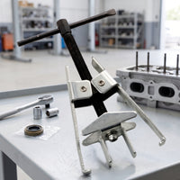 Valve Spring Compressor Adjustable Valve Spring Compressor with T-Handle Screw-Driven Compact for Mechanics, Engine Repair