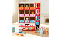 Batterybattery-Not-Required Wooden Vending Machine Tabletop Toy Vending Machine Interactive Educational for Children, Toddlers, Preschoolers, Playroom, Classroom