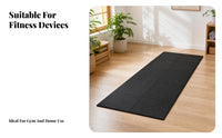 Anti-Slip Foldable Treadmill Mat Shock-Absorbing Treadmill Mat Noise-Reducing PVC Floor Protector Waterproof