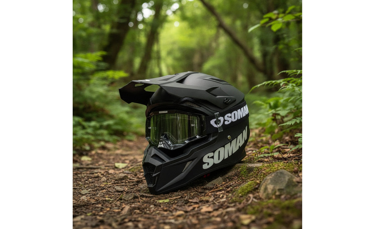 Motocross Helmet Vented Dirt Bike Helmet Lightweight Rugged for off-Road Riding