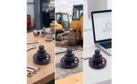 Cylindrical Round Collision Lock Threaded Collision Lock Metal Latch Assembly with Striker for Mechanics, Engineering Vehicles, Loaders, Maintenance