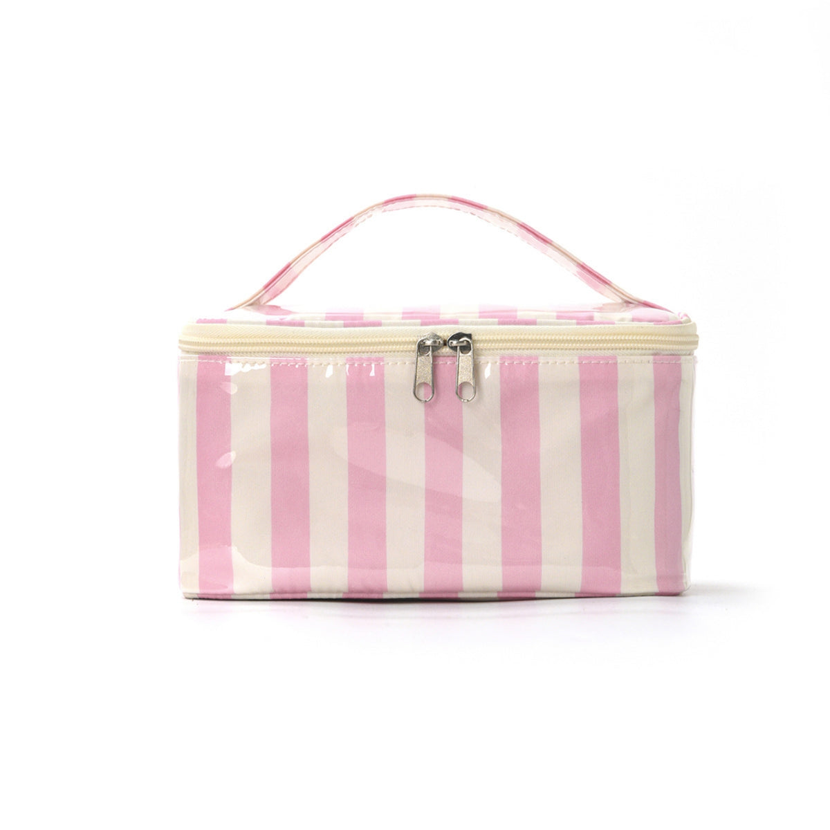 Transparent Cosmetic Bag Water-Resistant Transparent Toiletry Bag Toiletry Case with Zipper Lightweight for Travelers