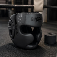 Nose Bridge Protection Full Face Boxing Helmet Padded Design Sparring Helmet with Face Guard Soft Padding Boxing Headgear Adjustable Fit for Training