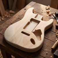 ST Guitar Body Lightweight DIY Guitar Body Personalized for Luthiers
