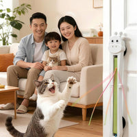 Wall-Mounted Cat Toy Interactive Animal Accessory for Indoor Play