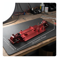 1/12 Scale Car Drivetrain Kit Stable Base Metal RC Car Chassis Kit Modular Design Hobby Part for DIY Enthusiasts
