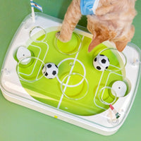 Interactive Cat Soccer Field Toy Boredom Relief Electronic Cat Challenge Toy USB Charging Pet Supply LED Light for Kittens