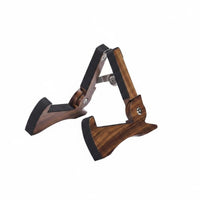 Portable Folding Wooden Guitar Stand Stable Wood Instrument Stand Universal Foldable Guitar Holder Safeguarding for Practice Room