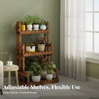 Indoor & Outdoor Use Multi-Tier plant Ladder Freestanding three-tier Ladder upright-areasaving Plant Stand Sturdy long-lasting for Gardeners, Apartment Dwellers, homeowners, Balcony, Living Room, Patio, Bedroom
