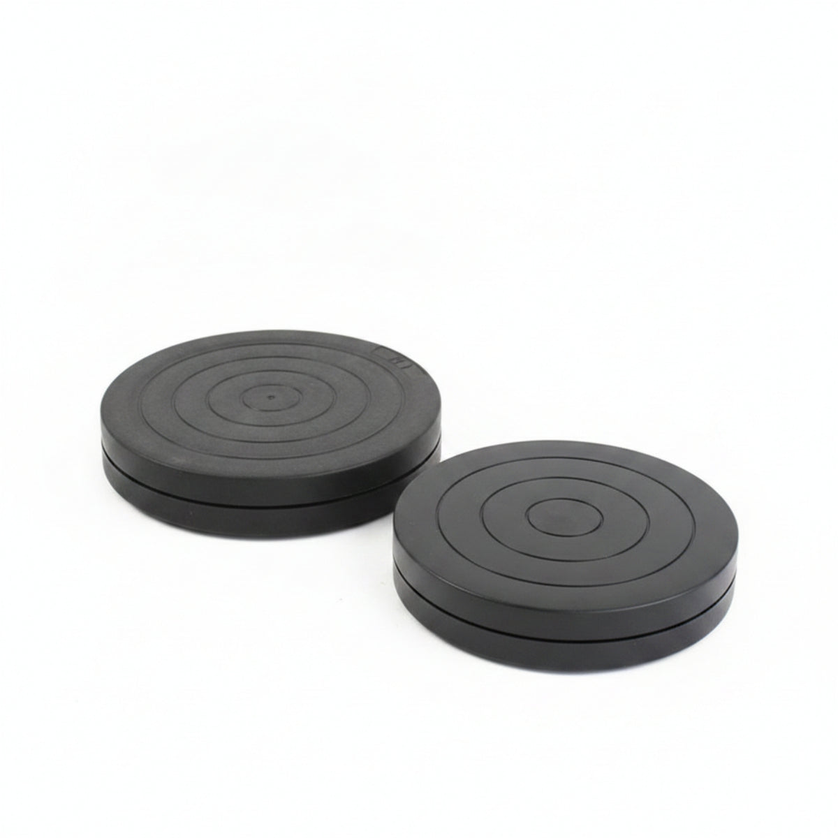 Decorating Turntable Low-Profile Pottery Wheel with Grooves Smooth-Turning Clay Sculpting Stand for Dessert Artists, Art Class, Kitchen Countertop
