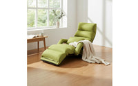 Space-Saving Foldable Lazy Sofa No Assembly Required Folding Lazy Sofa Chair Sturdy Steel Frame Padded Floor Recliner Wear-Resistant Material for Students, Napping
