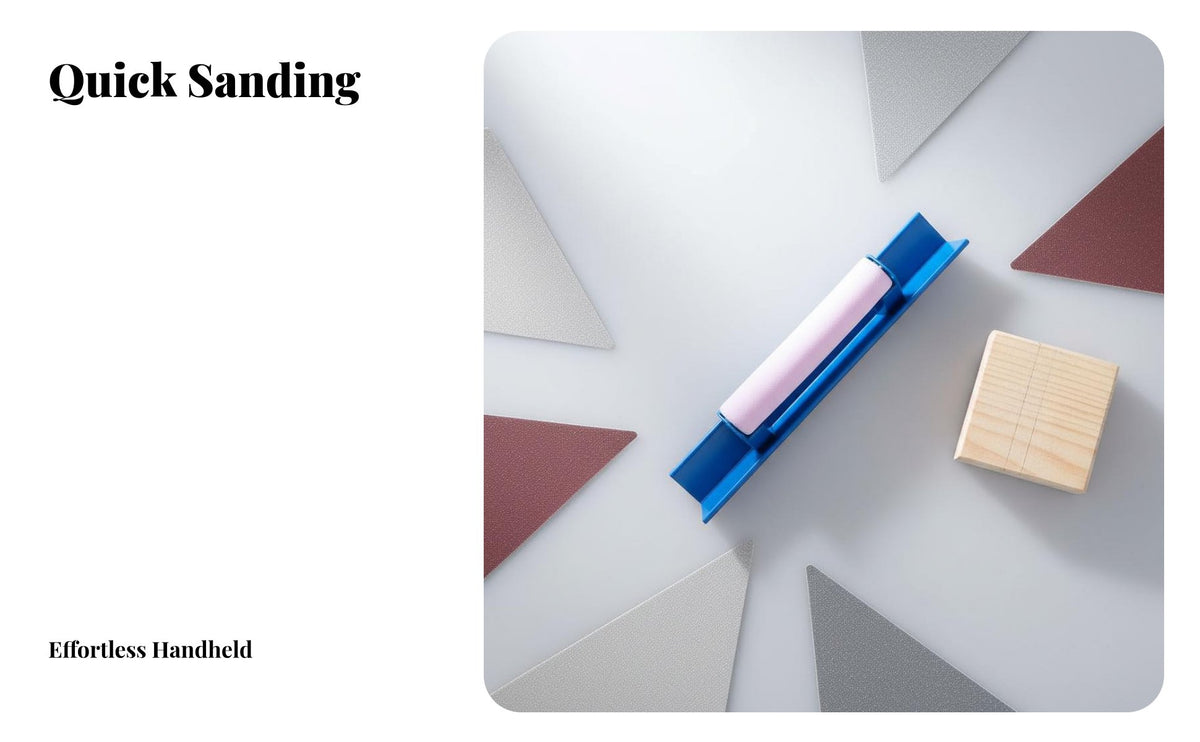 Inside Corner Sanding Block Ergonomic Handle Drywall Corner Tool Smooth Finish 90 Degree Drywall Sander for Handy Homeowners, Interior Corners