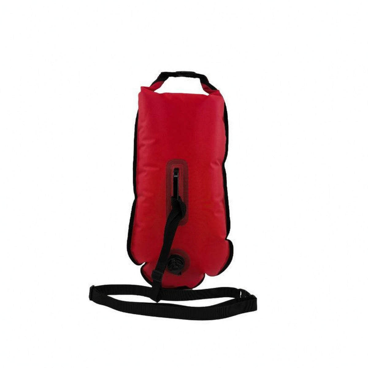 Double-Air-Chamber Floating Storage Bag Carry Handle Inflatable Storage Bag Front Strap Floating Dry Sack Tear Resistant