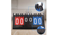 Foldable Scoreboard Portable Scoreboard with Flip Rings Water-Resistant