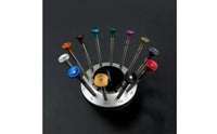 12 Pieces Screwdriver Set with Rotating Base Compact Screwdriver Set Precision Screwdrivers Multi-Function Tool Kit
