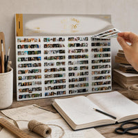 2026 Tear-Off Daily Calendar Planner with DIY Material Stickers and Study Plan Tracker