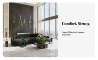 Curved Sectional Sofa Luxury design Curved Backrest Sofa Modern Design Lounge Seating for Business Owners, Office Managers, cosmetics studio, Waiting Room